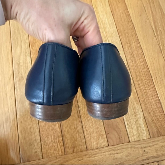 J. Crew Biella Tassel Loafers, navy, size 7.5 - Picture 10 of 11